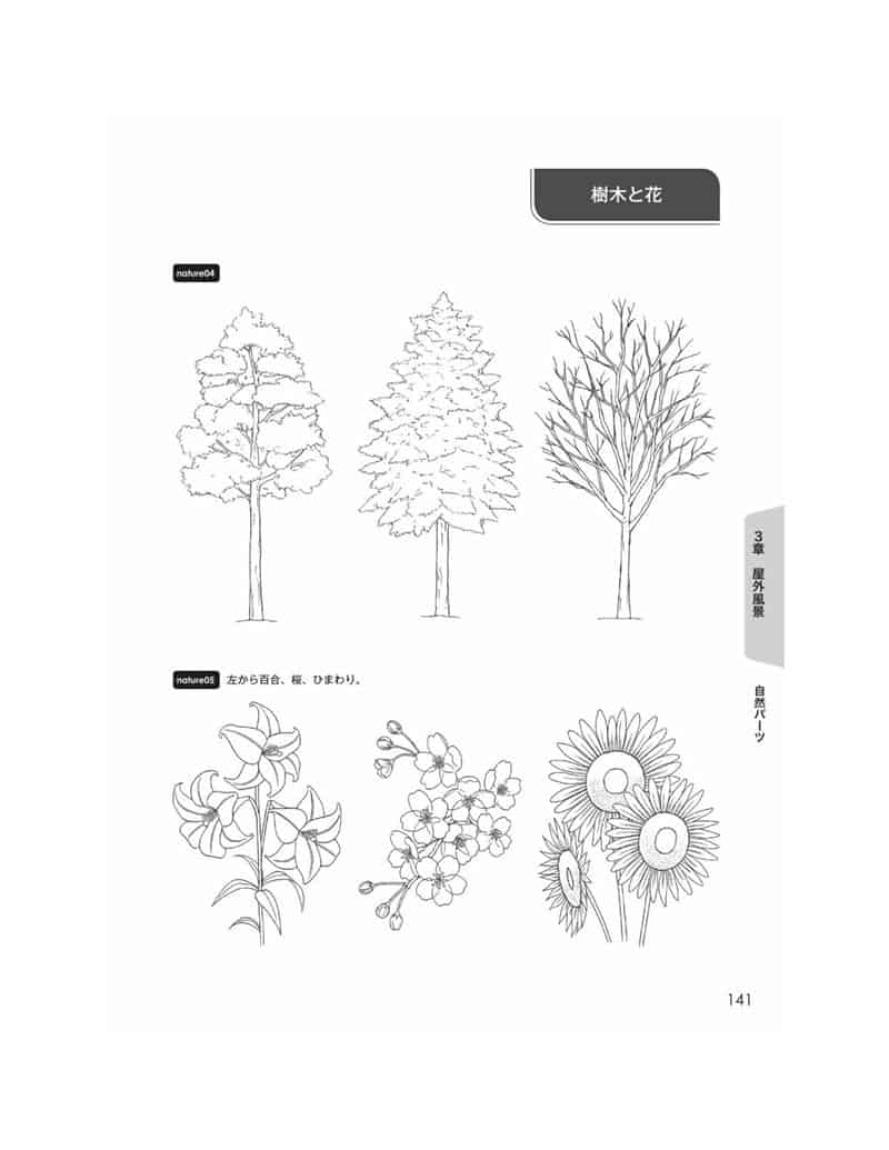带有角色姿势的背景集 基本的室内、城镇和自然篇 附带光盘内容[182P]
