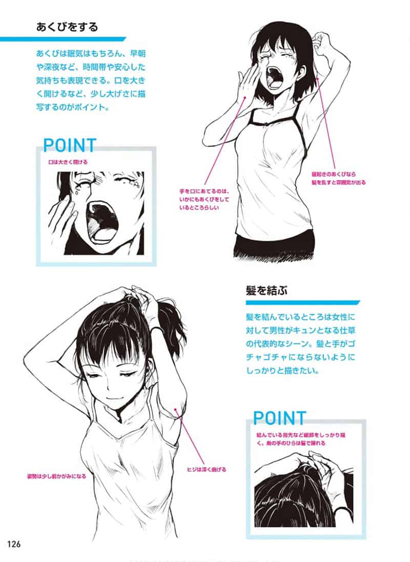 适合不同情况的快速漫画人物画法[195P]