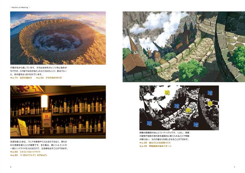 动漫工作室教授的背景绘画基本原理[77P]