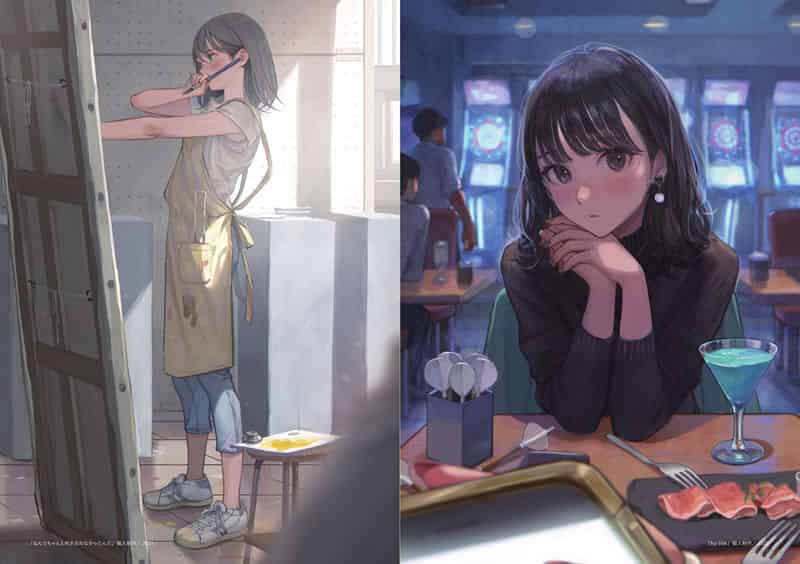 如何绘制带有故事感的背景角色插画 附带特典[82P]