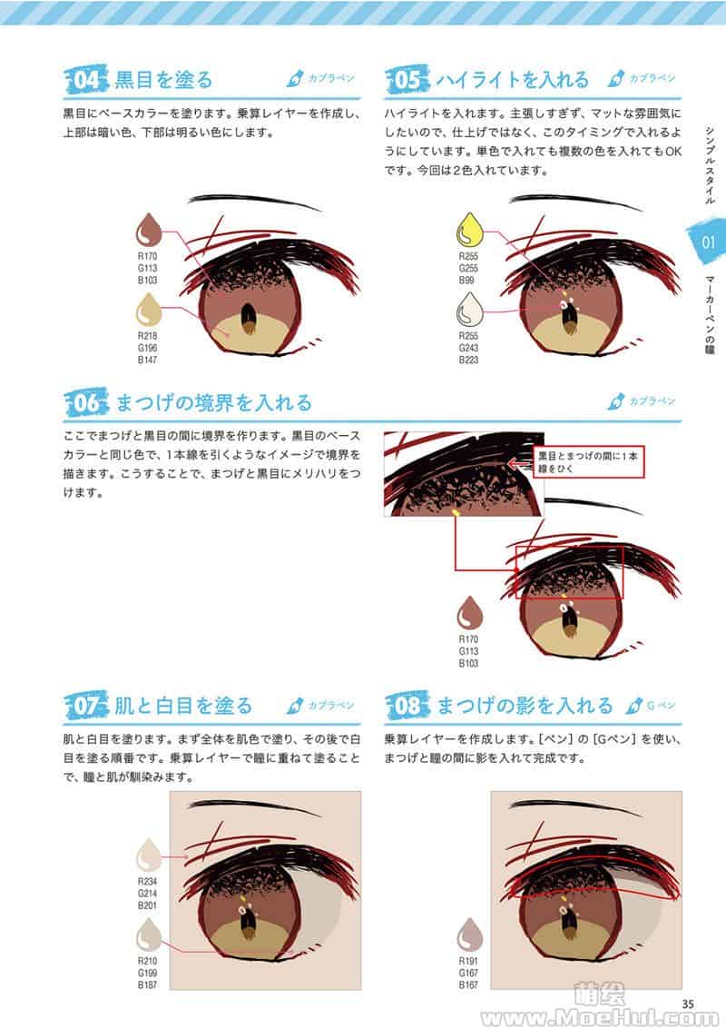 CLIP STUDIO PAINT PRO/EX 数码绘的眼睛百科全书 创造42种独特的上色风格 附带特典CSP笔刷[196P]