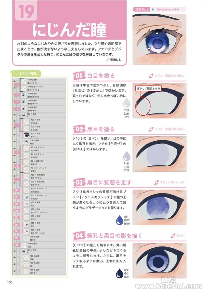 CLIP STUDIO PAINT PRO/EX 数码绘的眼睛百科全书 创造42种独特的上色风格 附带特典CSP笔刷[196P]