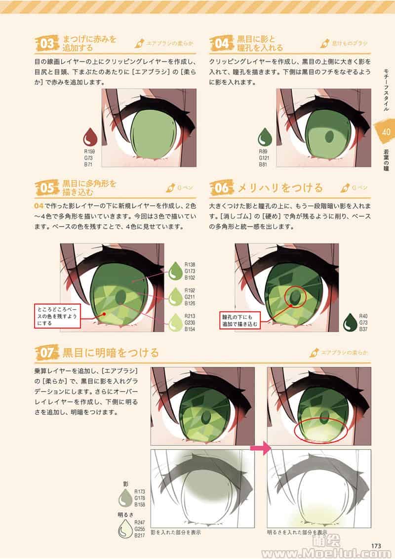 CLIP STUDIO PAINT PRO/EX 数码绘的眼睛百科全书 创造42种独特的上色风格 附带特典CSP笔刷[196P]
